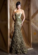2012 MacDuggal Prom Dresses 78364D.  Available in Blush, Ivory, Olive